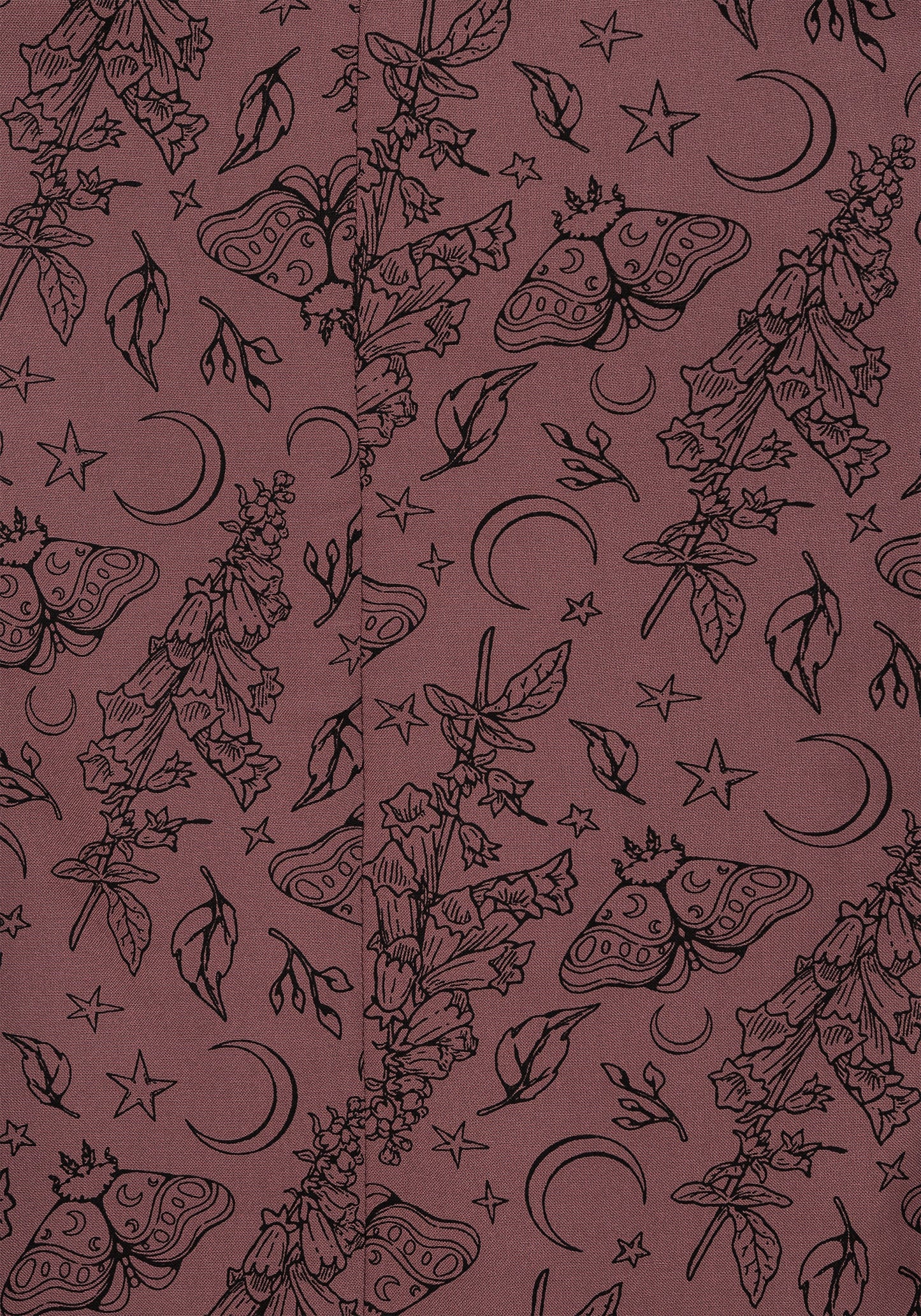 Roxana Moth Foxglove Button Down Midi Shirt Dress