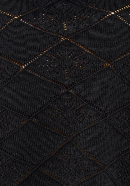 Eliana Celestial Pointelle Knit Crop Jumper