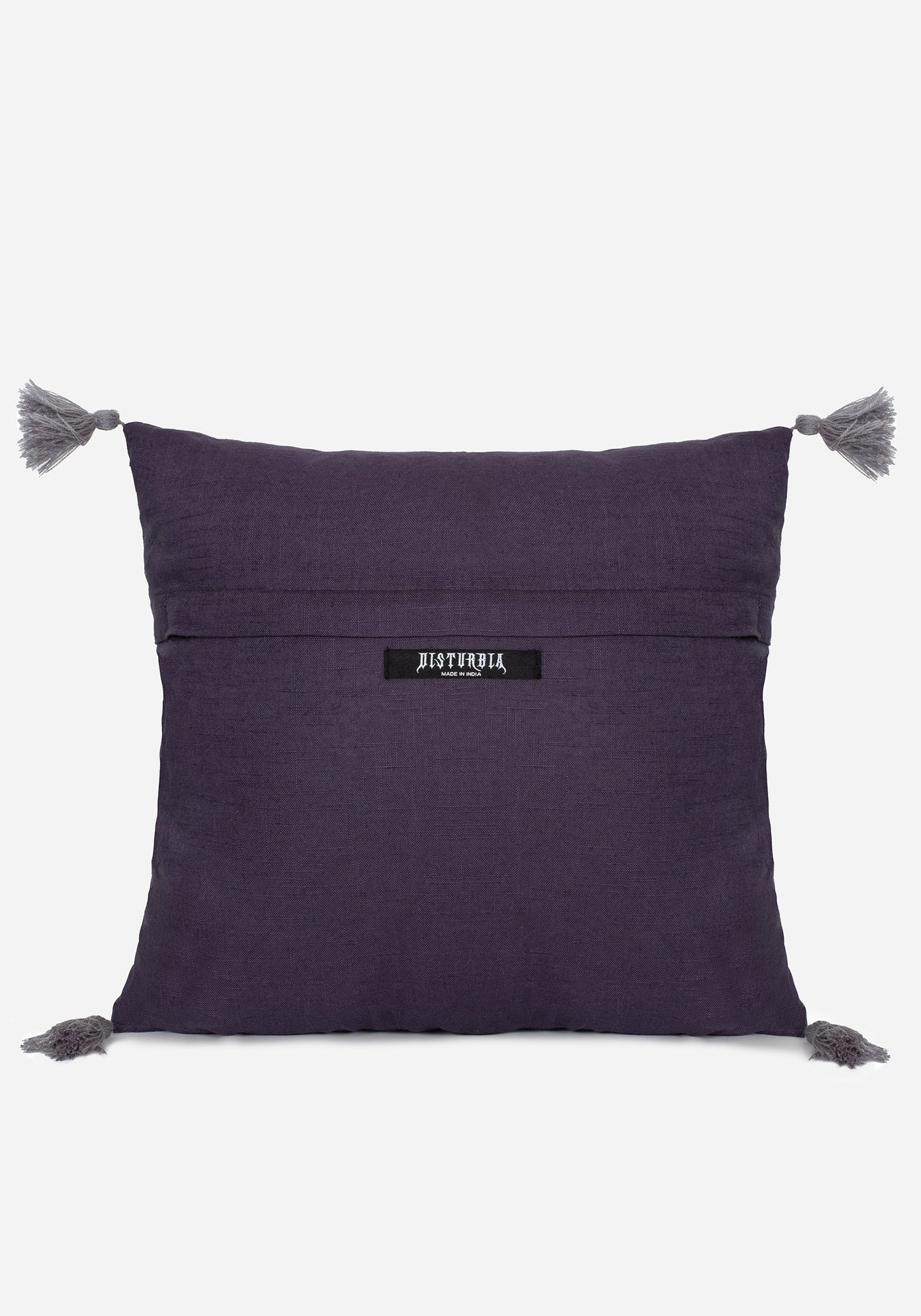 Iris Rope Embroidery Throw Cushion