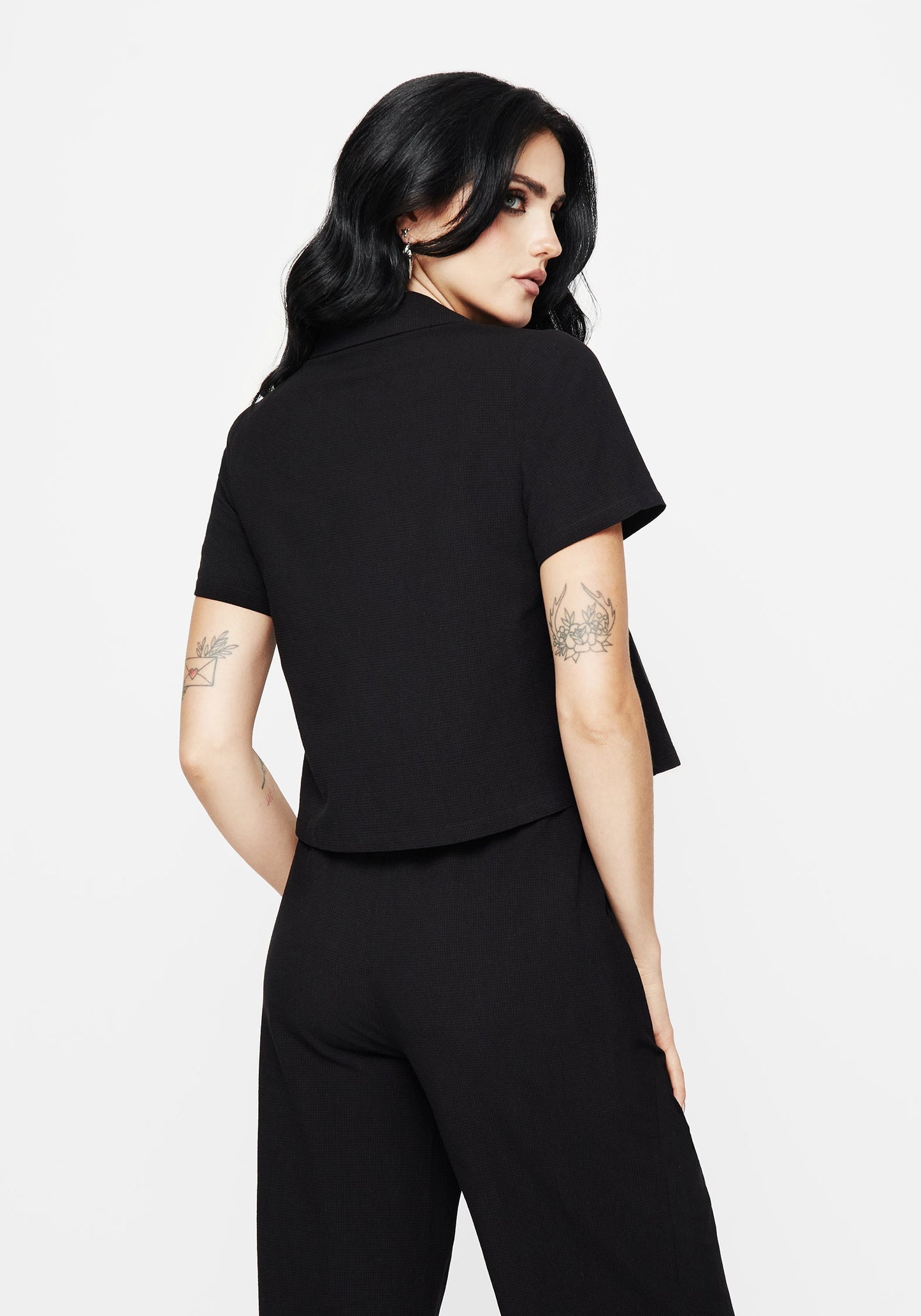 Thorell Embroidered Cotton Button Up Shirt