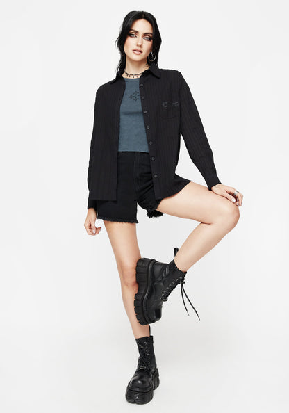 Bela Cotton Button Up Shirt