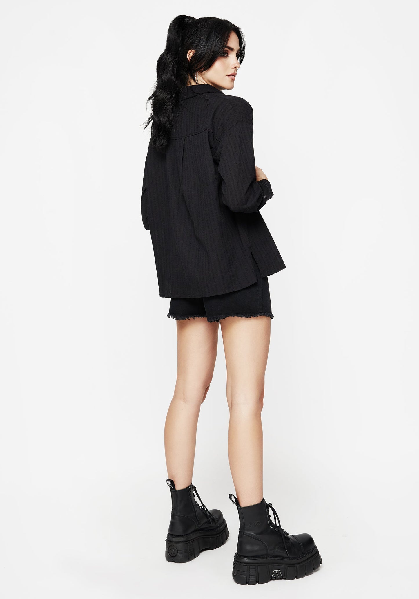 Bela Cotton Button Up Shirt