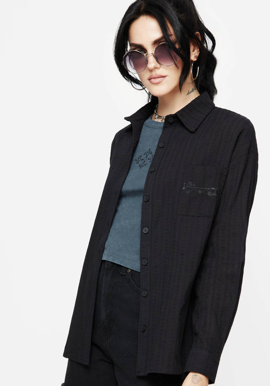 Bela Cotton Button Up Shirt