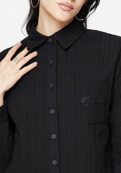 Bela Cotton Button Up Shirt