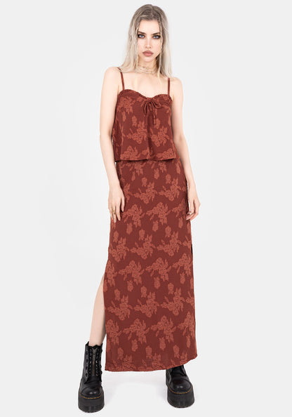 Prosperity Floral Frill Neck Cami Top