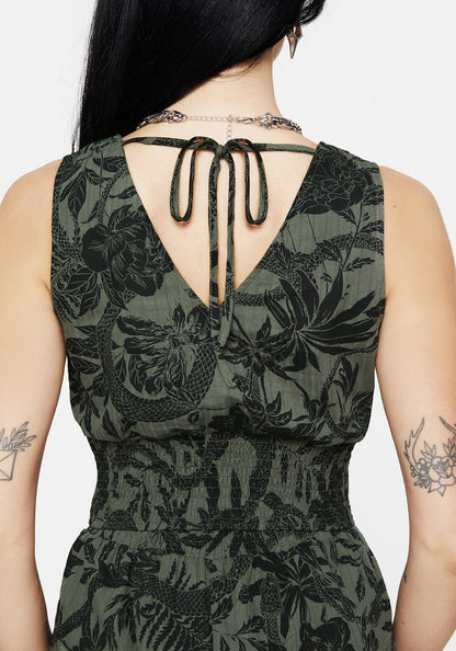 Bashe Cotton Tank - Green