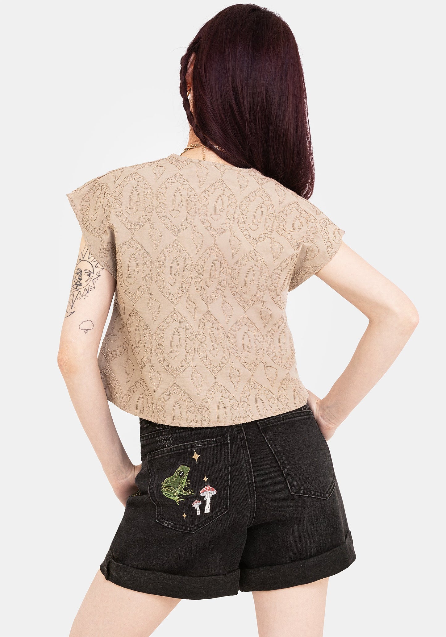 Suma Cotton Textured Blouse