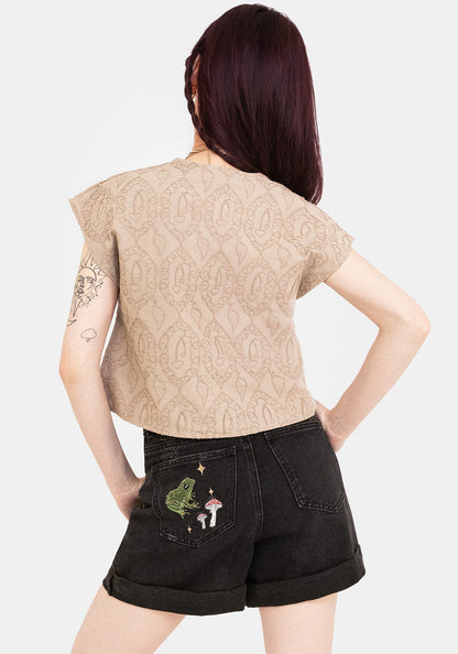 Suma Cotton Textured Blouse