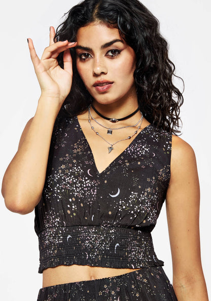 Peaseblossom Celestial Smocked Waist Top