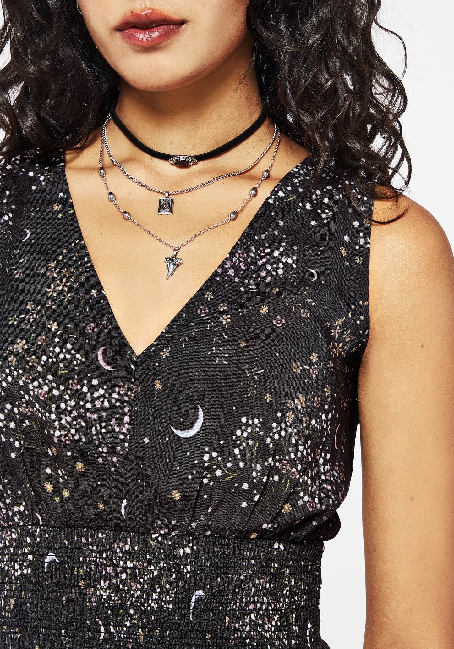 Peaseblossom Celestial Smocked Waist Top