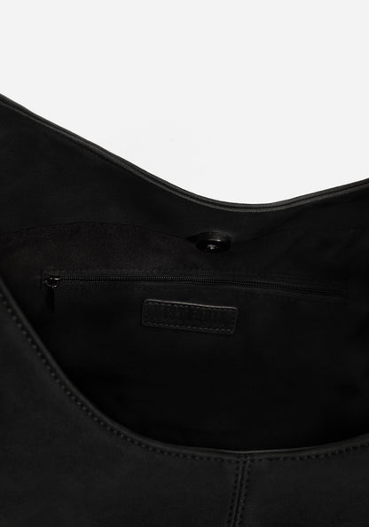 Gorgon Snake Embroidered Faux Suede Tote Bag