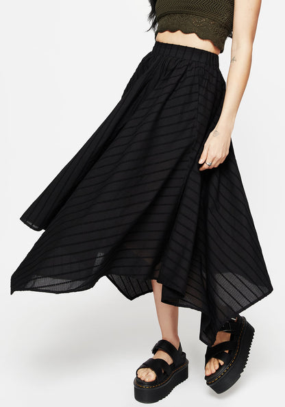 Blythe Handkerchief Hem Midaxi Skirt