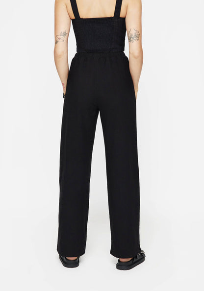 Thorell Embroidered Cotton Wide Leg Trousers