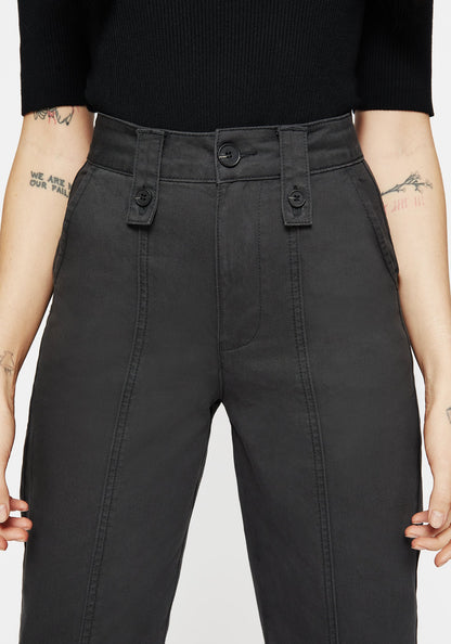 Pinhead Embroidered Belted Balloon Leg Trousers