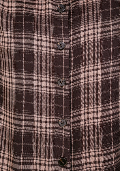 Adra Check Button Up Shirt