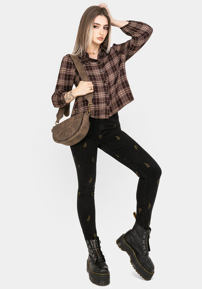 Adra Check Button Up Shirt