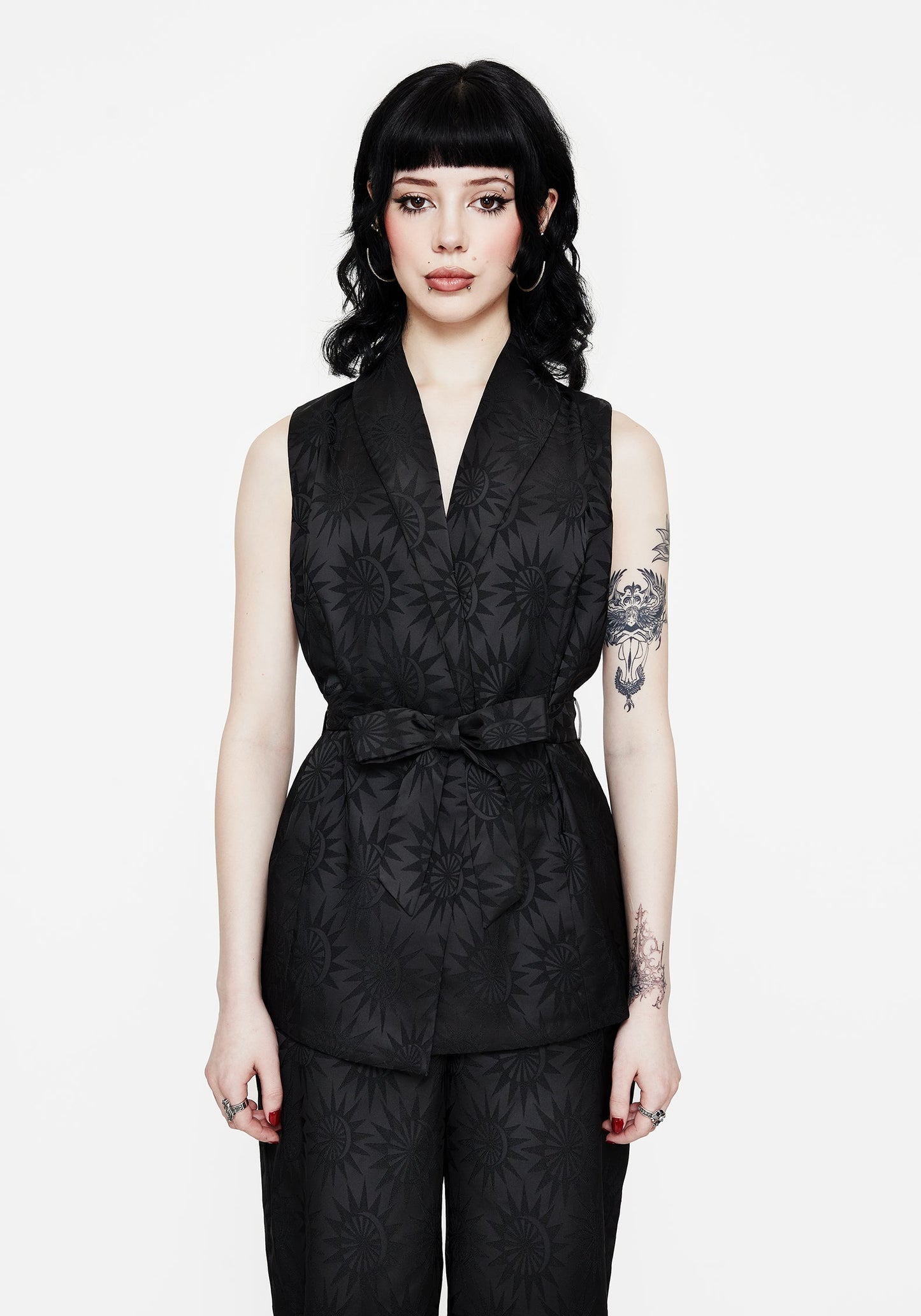 Semine Celestial Printed Tailored Waistcoat