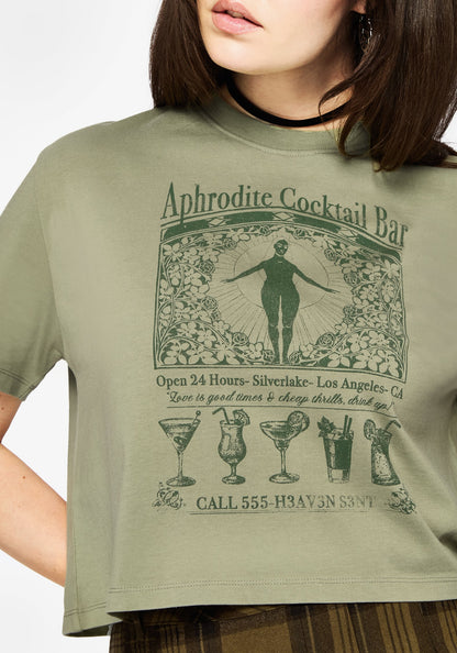 Ode Cotton Jersey Cropped T-Shirt