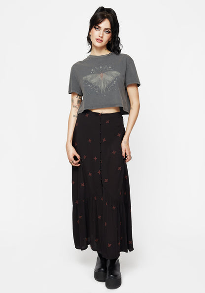 Drift Cotton-Blend Jersey Cropped T-Shirt