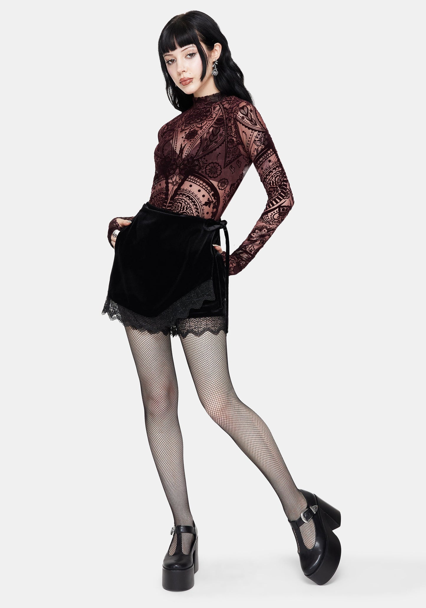 Loveday Paisley Printed High Neck Top