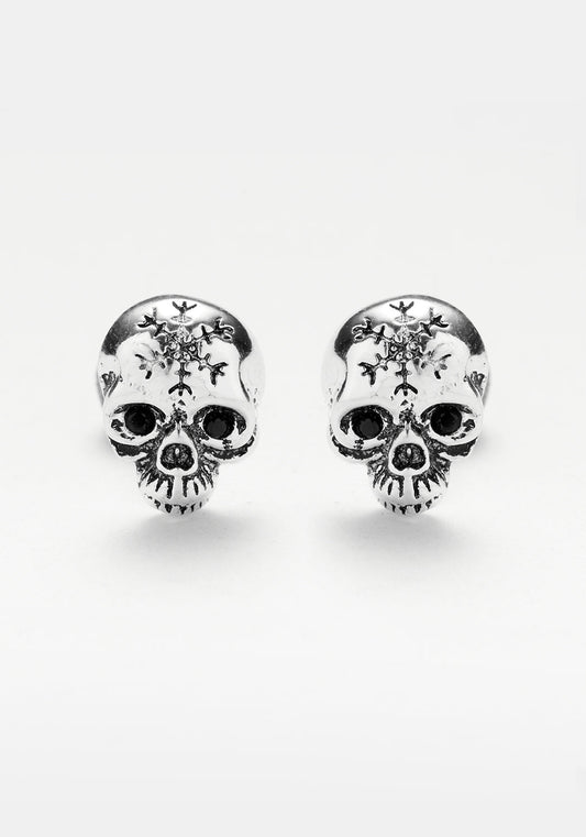 MORI SKULL STUD EARRINGS