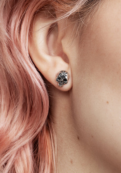 MORI SKULL STUD EARRINGS