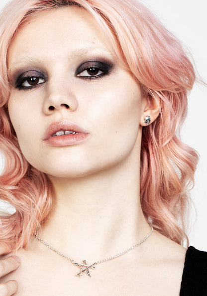 MORI SKULL STUD EARRINGS