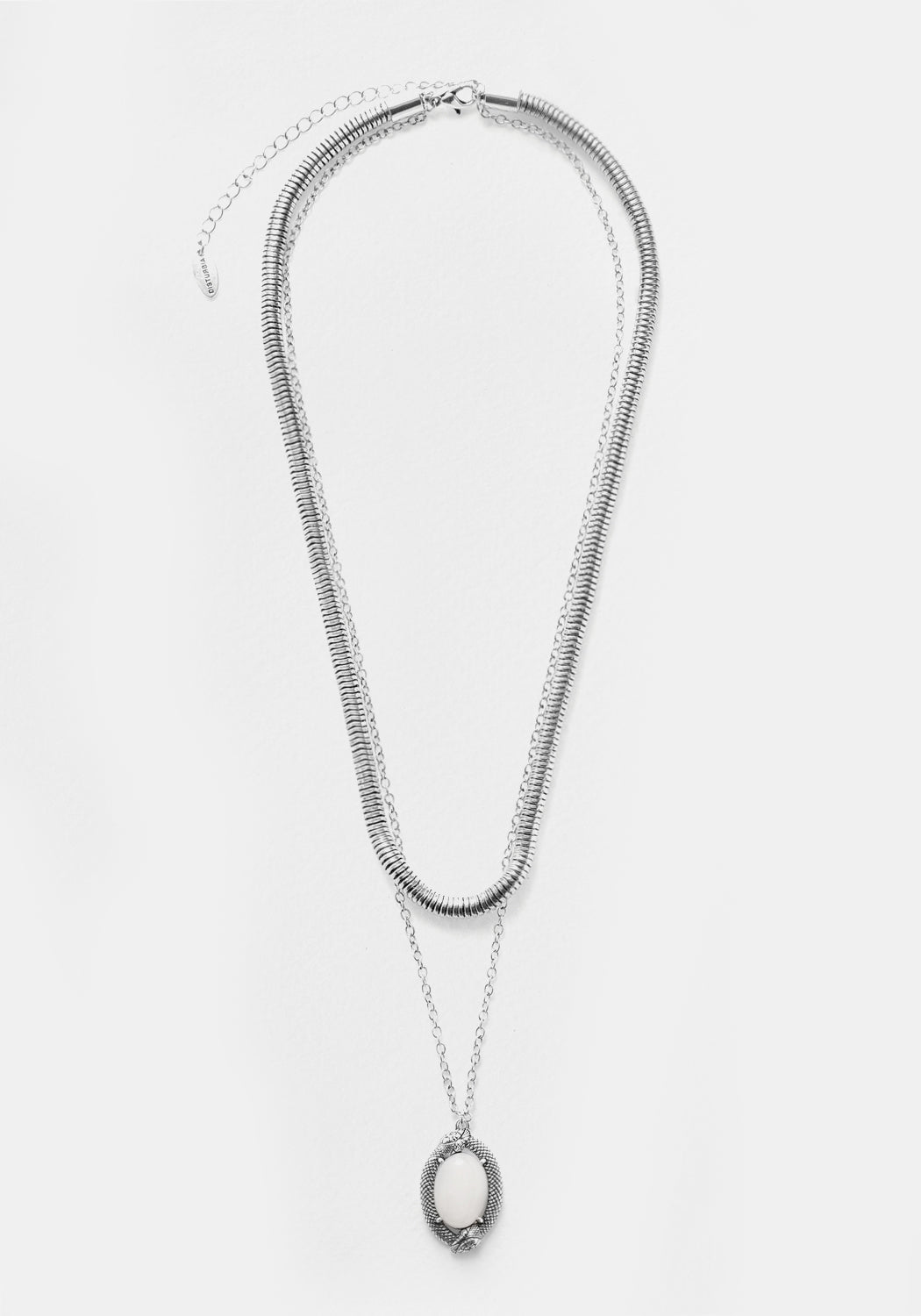 SERPENT MOONSTONE MULTI-CHAIN NECKLACE