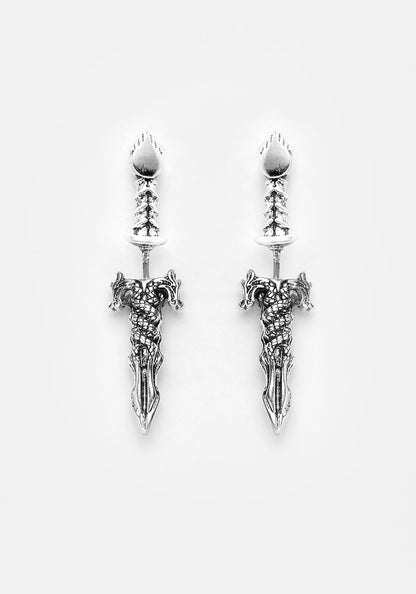 RITUAL AMETHYST SPLIT EARRINGS