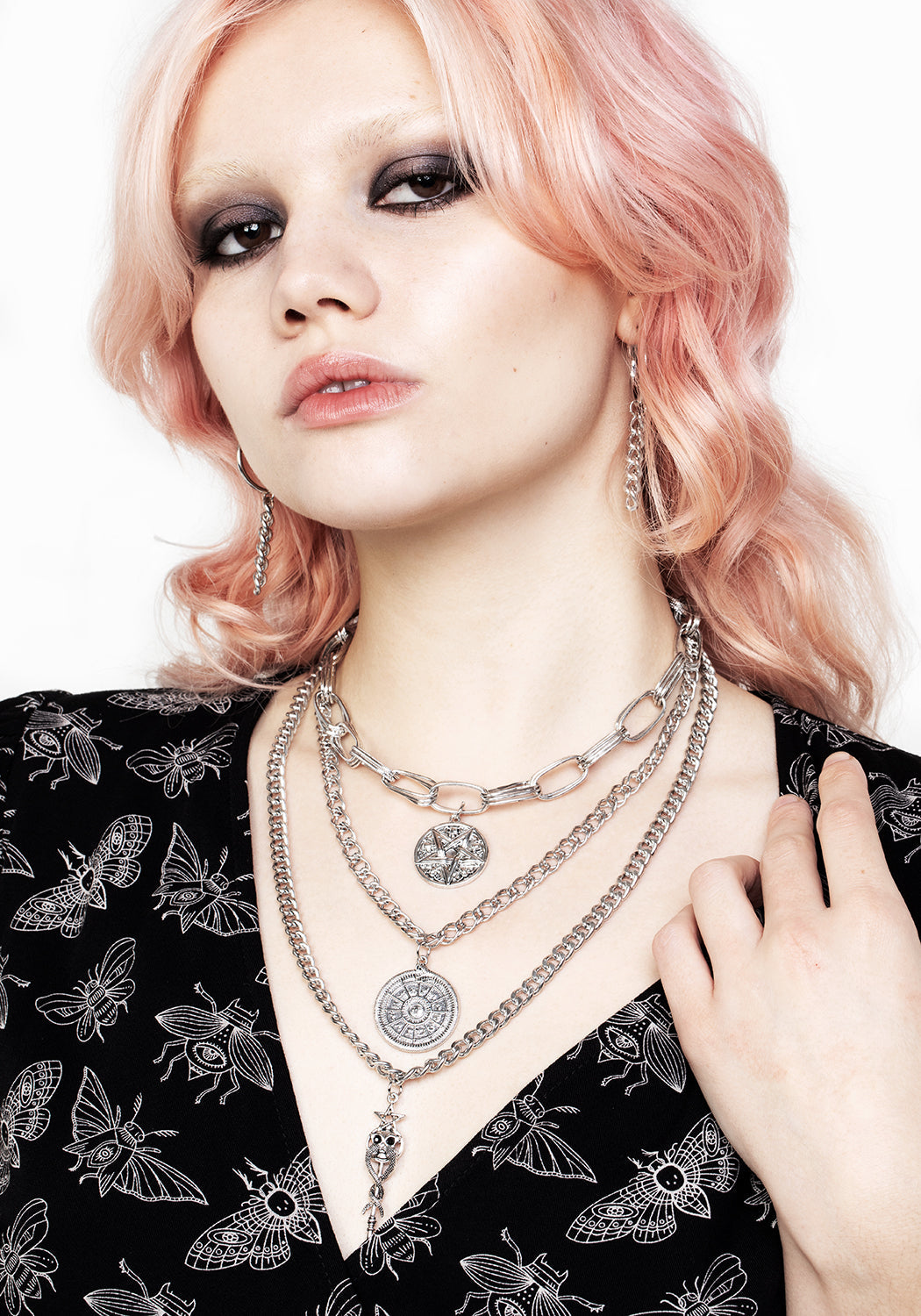 OCCULT MULTICHAIN NECKLACE