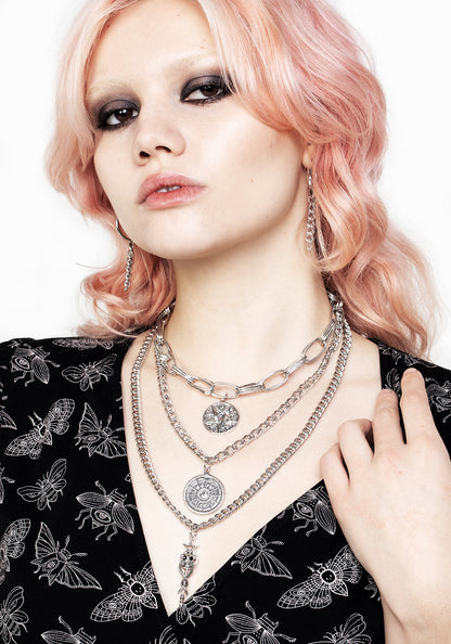OCCULT MULTICHAIN NECKLACE