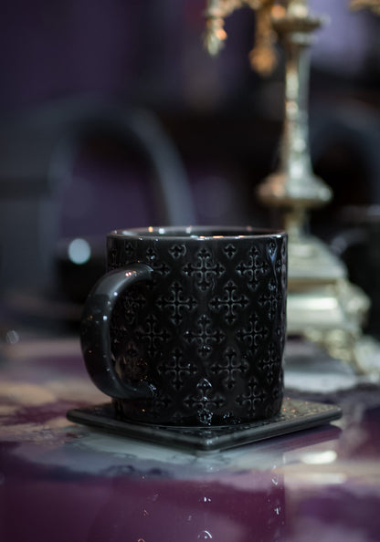 Crux Debossed Ombre Mug (4 Piece Set)